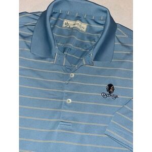 CUSCOWILLA Performance Golf Polo Shirt Donald Ross Size XL w/logo Fast Shipping!
